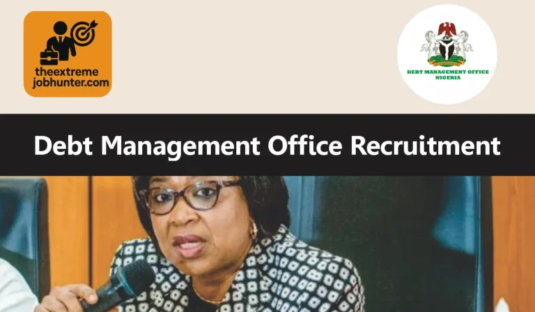 Debt Management Office Recruitment 2026/2027 Application Form Portal